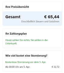 stornierung booking